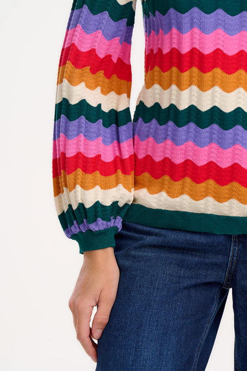 IVONA JUMPER - MULTI, BEACH WAVES