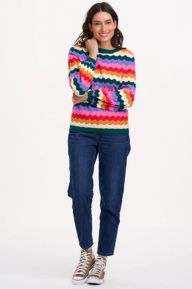 IVONA JUMPER - MULTI, BEACH WAVES