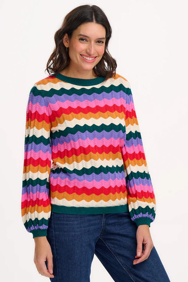 IVONA JUMPER - MULTI, BEACH WAVES