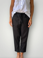 JESSIE LINEN PANT - BLACK