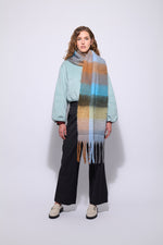 JUMBO THE SCARF IN AQUA HAZE