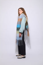 JUMBO THE SCARF IN AQUA HAZE