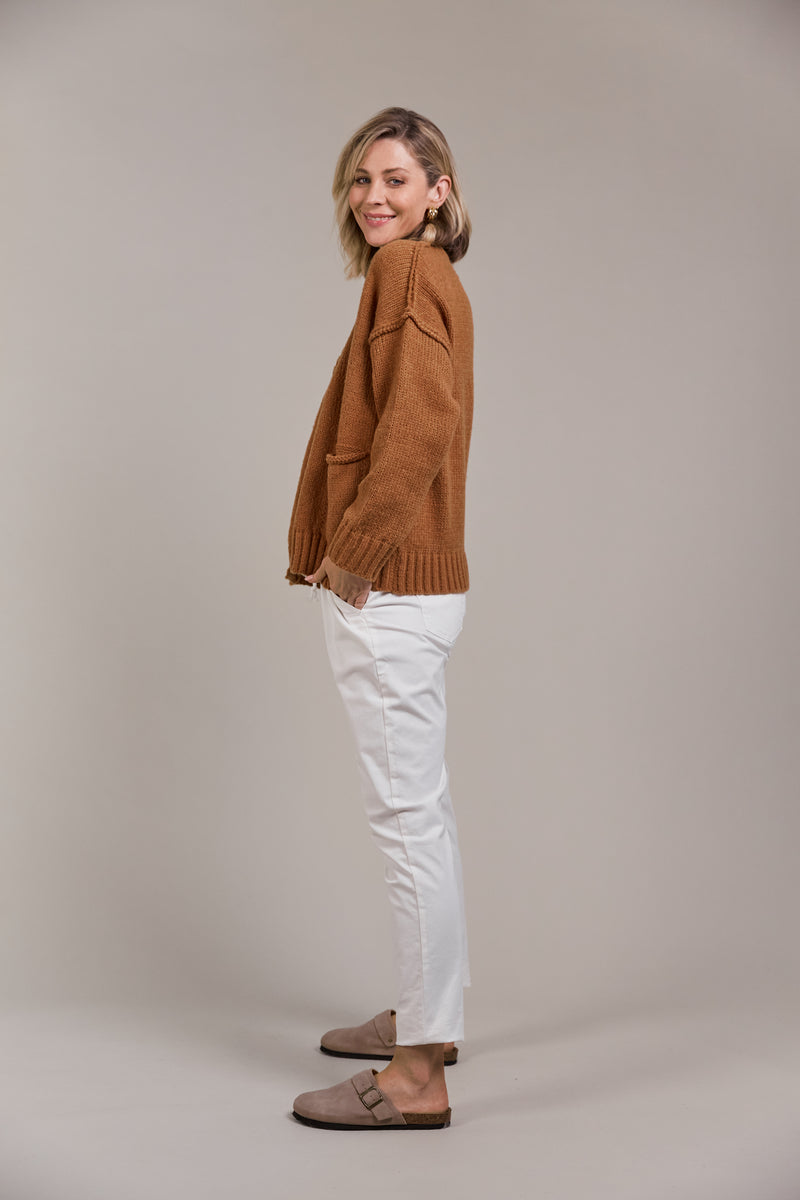 KATANA CARDIGAN - HAZEL