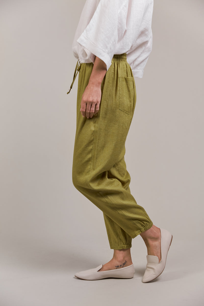 LAAX RELAXED PANTS - CHARTREUSE