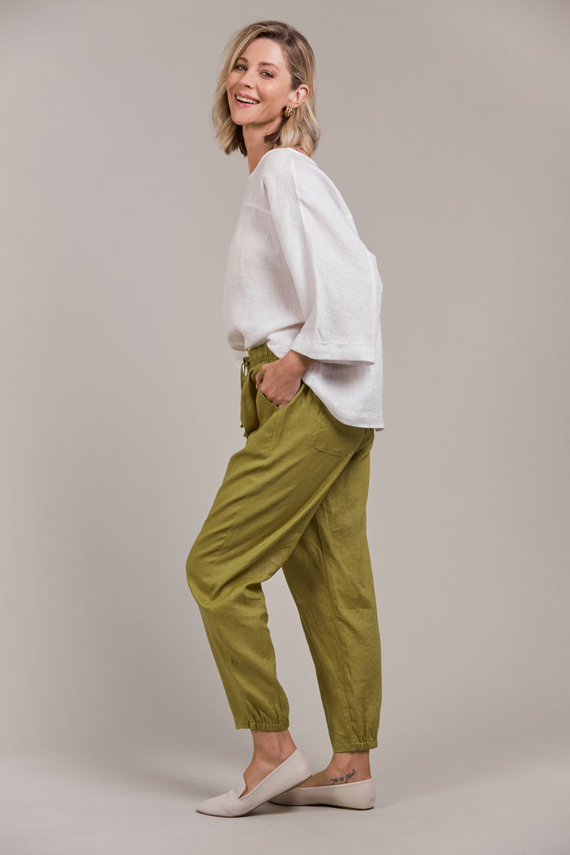 LAAX RELAXED PANTS - CHARTREUSE