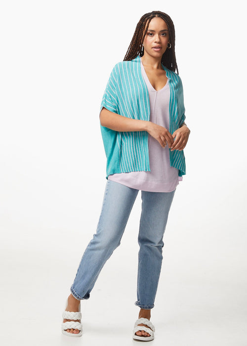 SUMMER SHRUG - TEAL