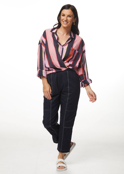STITCH PANT - NAVY