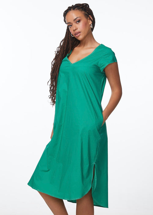 DRAWBACK DRESS - GREEN