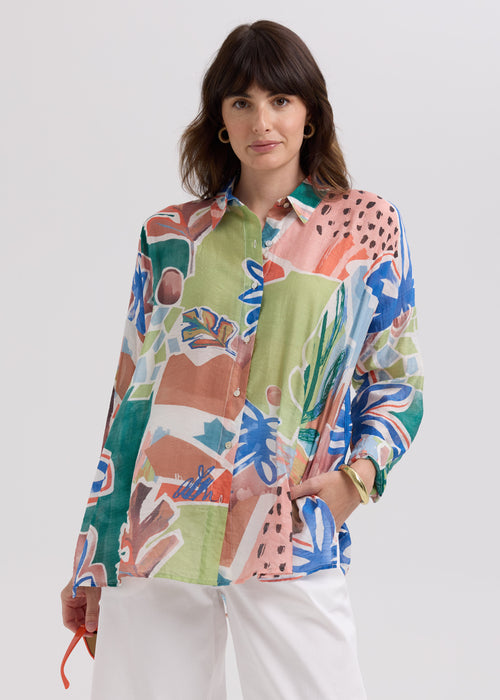 FLOWY SHIRT IN PIAZZA NOVONA