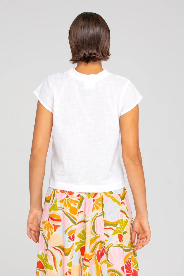 LEAF TOP - WHITE