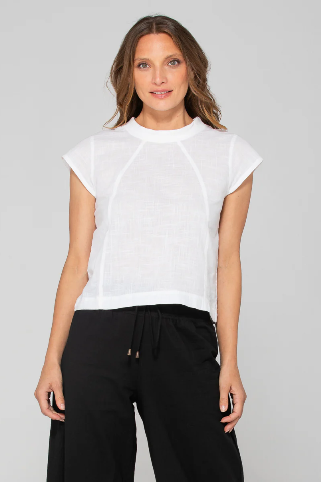 LEAF TOP - WHITE