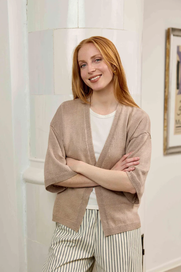 LIMONE CARDIGAN - SAND