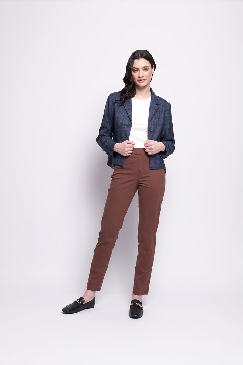 MATCH MAKER JACKET - DARK BLUE CHECK