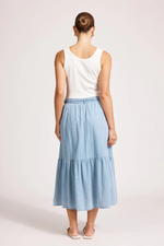 MELENIA DENIM SKIRT - DENIM