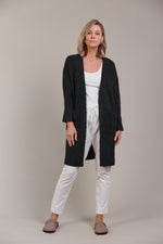 MERANO OVERSIZE CARDIGAN - CHAR