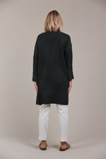 MERANO OVERSIZE CARDIGAN - CHAR