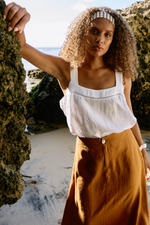 MIRAMAR MAXI SKIRT - CARAMEL
