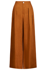 MIRAMAR PALAZZO PANT - CARAMEL