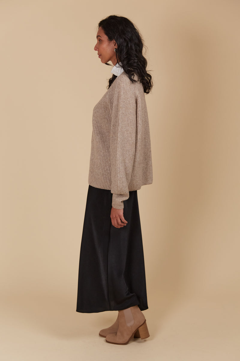 MIRU CARDIGAN - TAUPE
