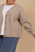 MIRU CARDIGAN - TAUPE