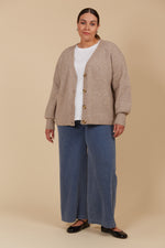 MIRU CARDIGAN - TAUPE