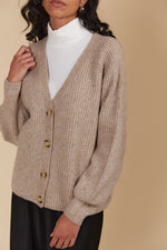 MIRU CARDIGAN - TAUPE