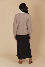 MIRU CARDIGAN - TAUPE
