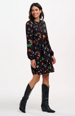 OKSANA MINI DRESS - ZODIAC RAINBOW SKIES