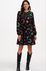 OKSANA MINI DRESS - ZODIAC RAINBOW SKIES