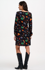 OKSANA MINI DRESS - ZODIAC RAINBOW SKIES