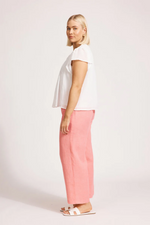 ORSULA BUTTON TOP - WHITE