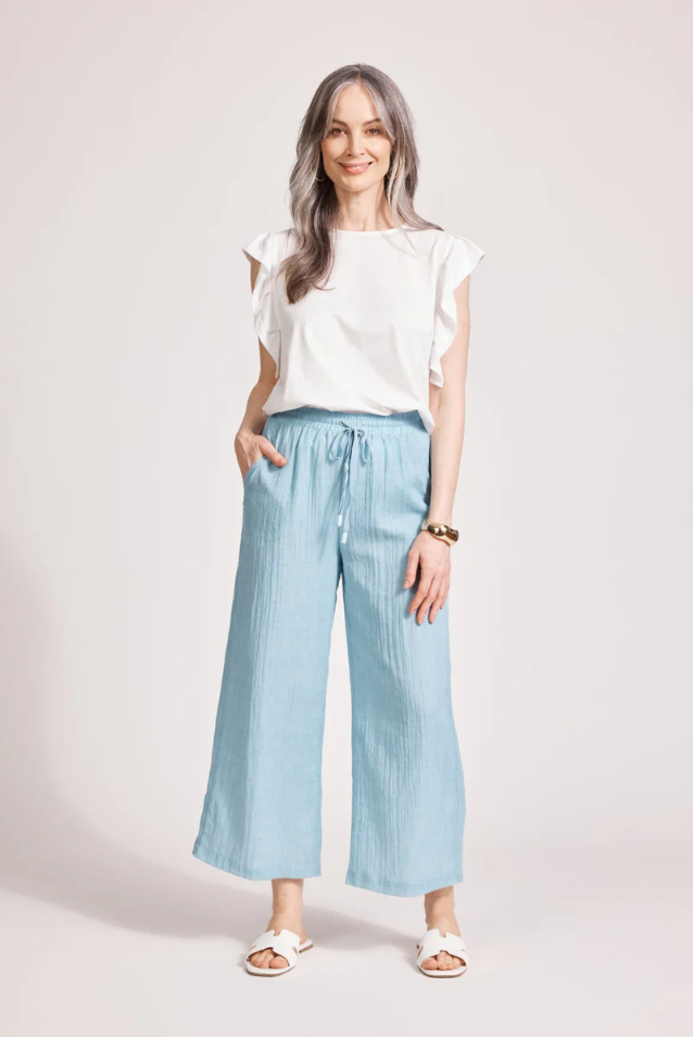 ORSULA CROP PANT - NIMBUS