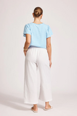 ORSULA CROP PANT - WHITE