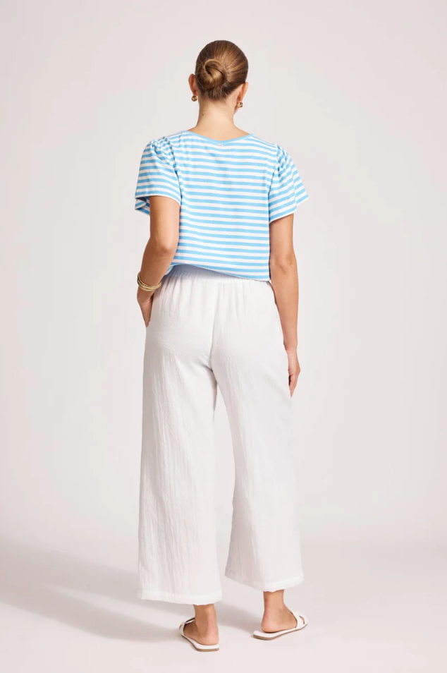 ORSULA CROP PANT - WHITE