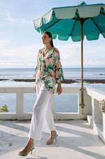 ORSULA CROP PANT - WHITE