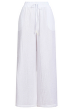 ORSULA CROP PANT - WHITE