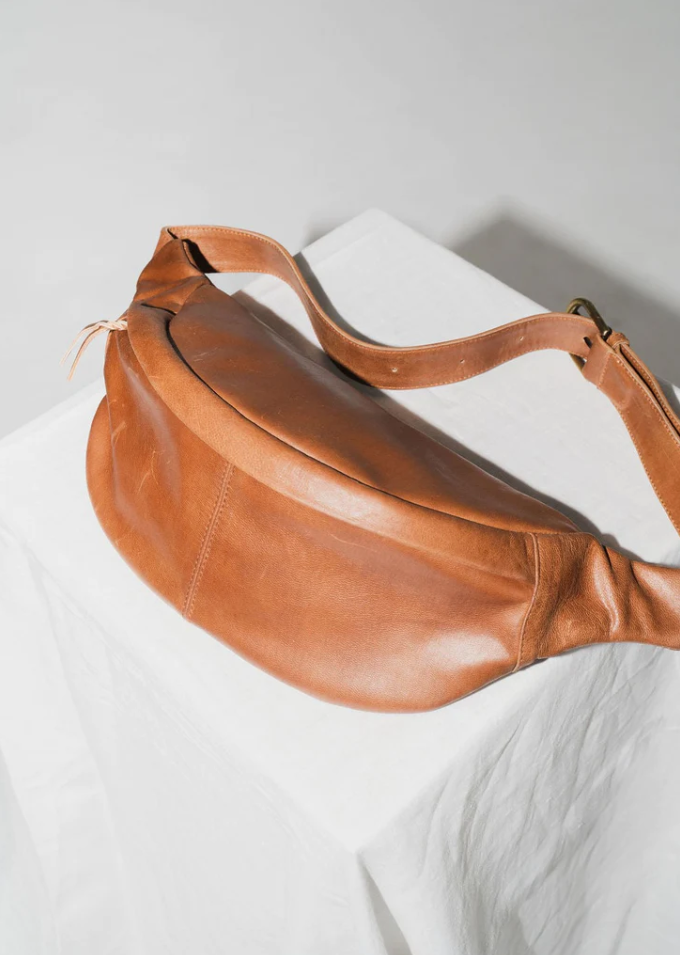 PELLE BELT BAG - CHESTNUT ANTIQUE