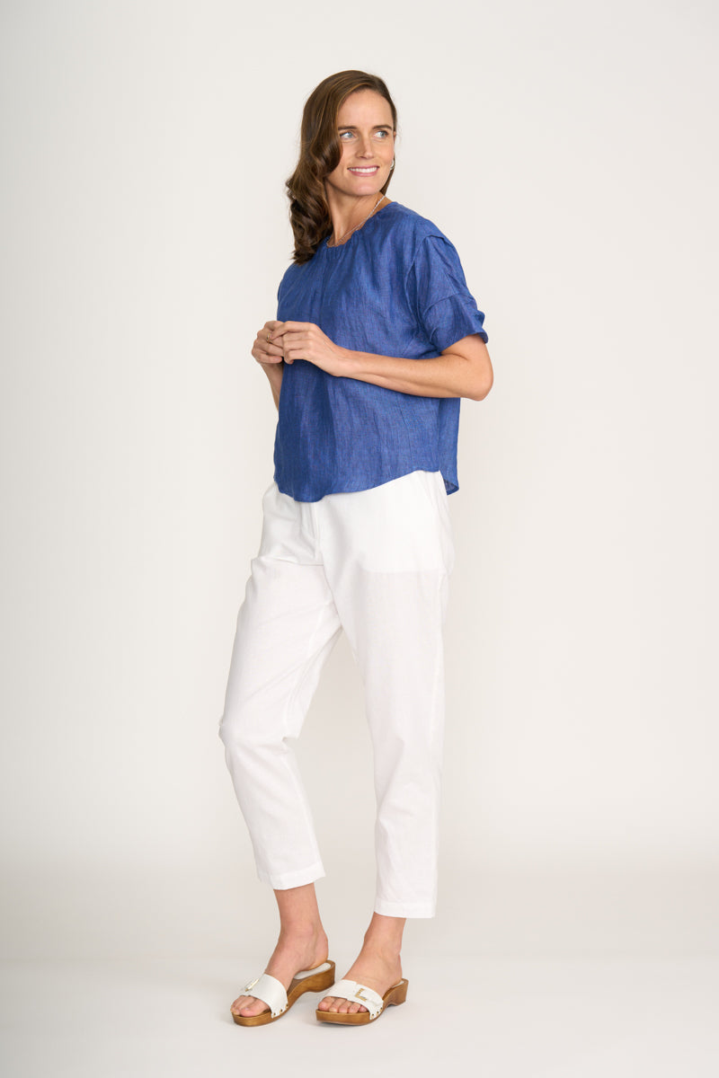 PLEAT & GREET TOP - CAPRI