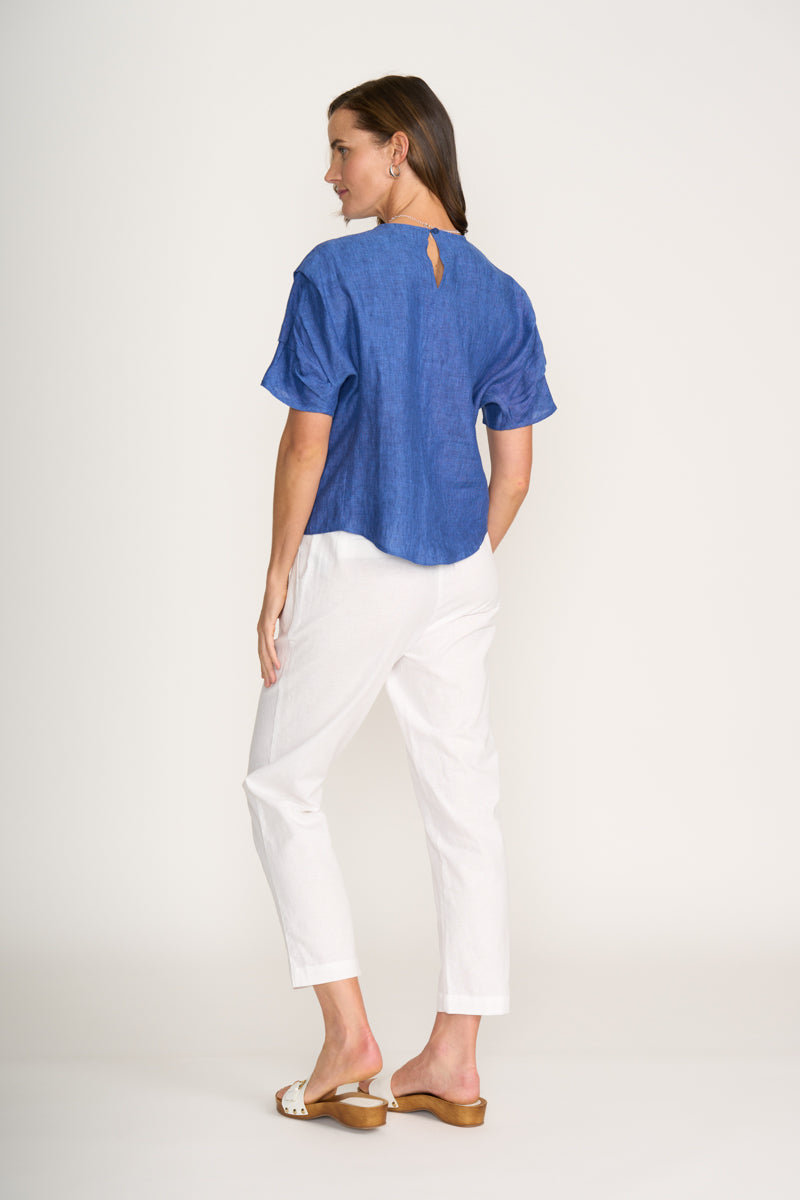 PLEAT & GREET TOP - CAPRI