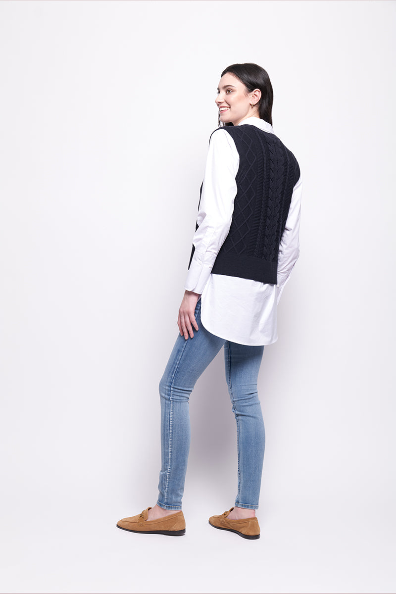 PLOT TWIST VEST - FUTURE DUSK