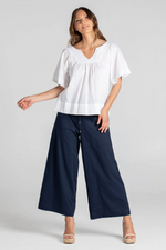 RIA BASIC PANT - NAVY