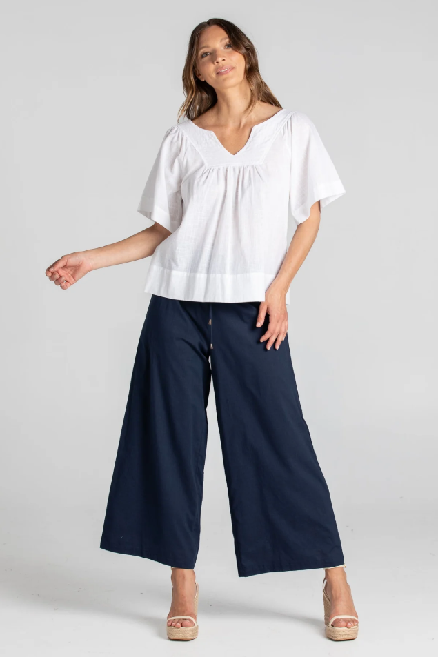 RIA BASIC PANT - NAVY