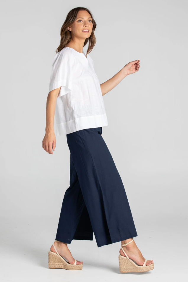 RIA BASIC PANT - NAVY