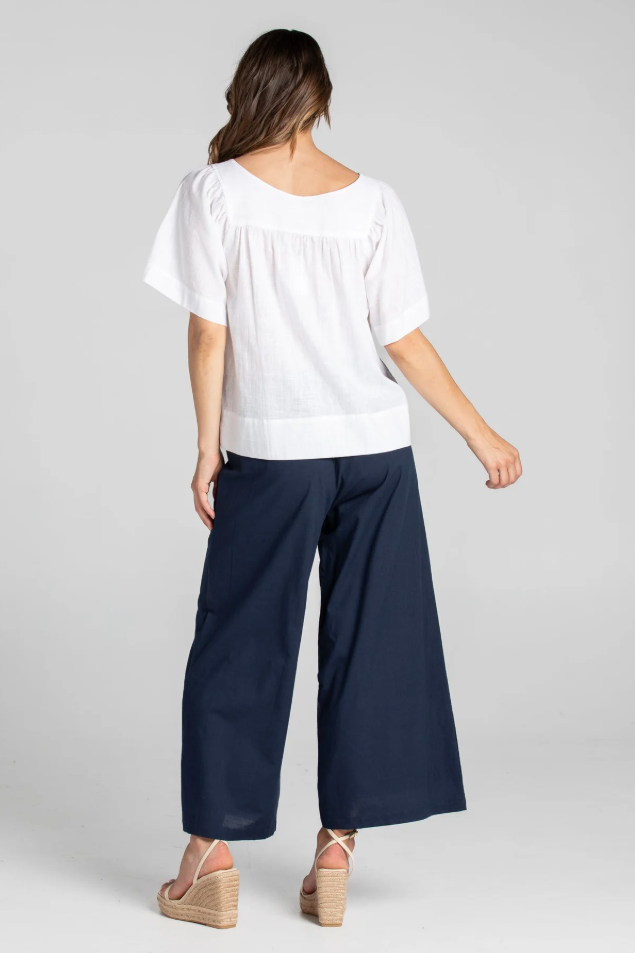 RIA BASIC PANT - NAVY