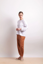 RIC RAC TOP - WHITE