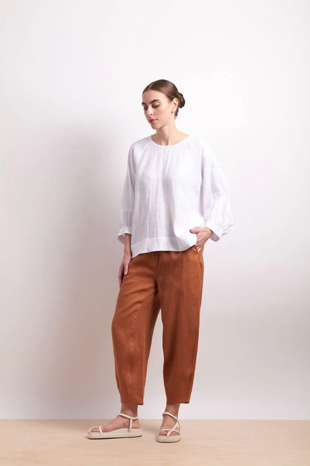 RIC RAC TOP - WHITE