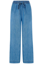 ROKSANDA WIDE LEG TROUSERS - MID BLUE DENIM