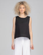 ROSE TOP - BLACK