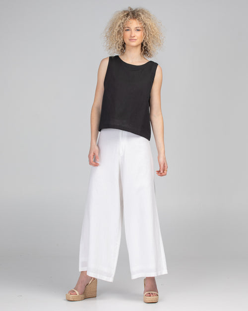 ROSE TOP - BLACK