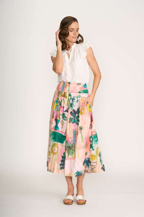 SKIRTED AHEAD SKIRT - ATRIUM